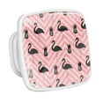 thumbnail image 1 of 4PCS Square Cabinet Fluorescence Knob Glowing in the Dark Furniture Drawer Pulls Handle with Screws Flamingo, 1 of 1
