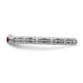 thumbnail image 3 of Bague en Argent Sterling Stackable Expressions Rubis Créé Pierre Unique Taille 9, 3 of 3