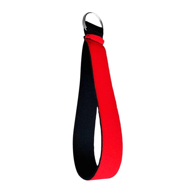 MERIGLARE Neoprene Wristlet Keychain Wrist Strap Band Key Holder Split Red