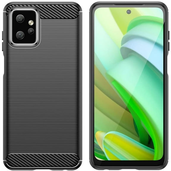 Brushed Metal Design TPU Case for Motorola Moto G Power 5G 2023 - Black