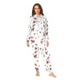 thumbnail image 5 of 1 Piece Adult Onesie Pajamas Cozy & Loose-Fit Sleepsuit Loungewear with Pockets Cartoon Christmas Candy X-Small, 5 of 7