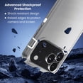 thumbnail image 3 of Entronix 3-in-1 Heavy Duty Case Compatible with iPhone 17 Pro with Screen Protector, Gray, 3 of 8