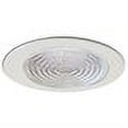 thumbnail image 2 of Nora Lighting Nl-423 4" Round Shower Trim - White, 2 of 2