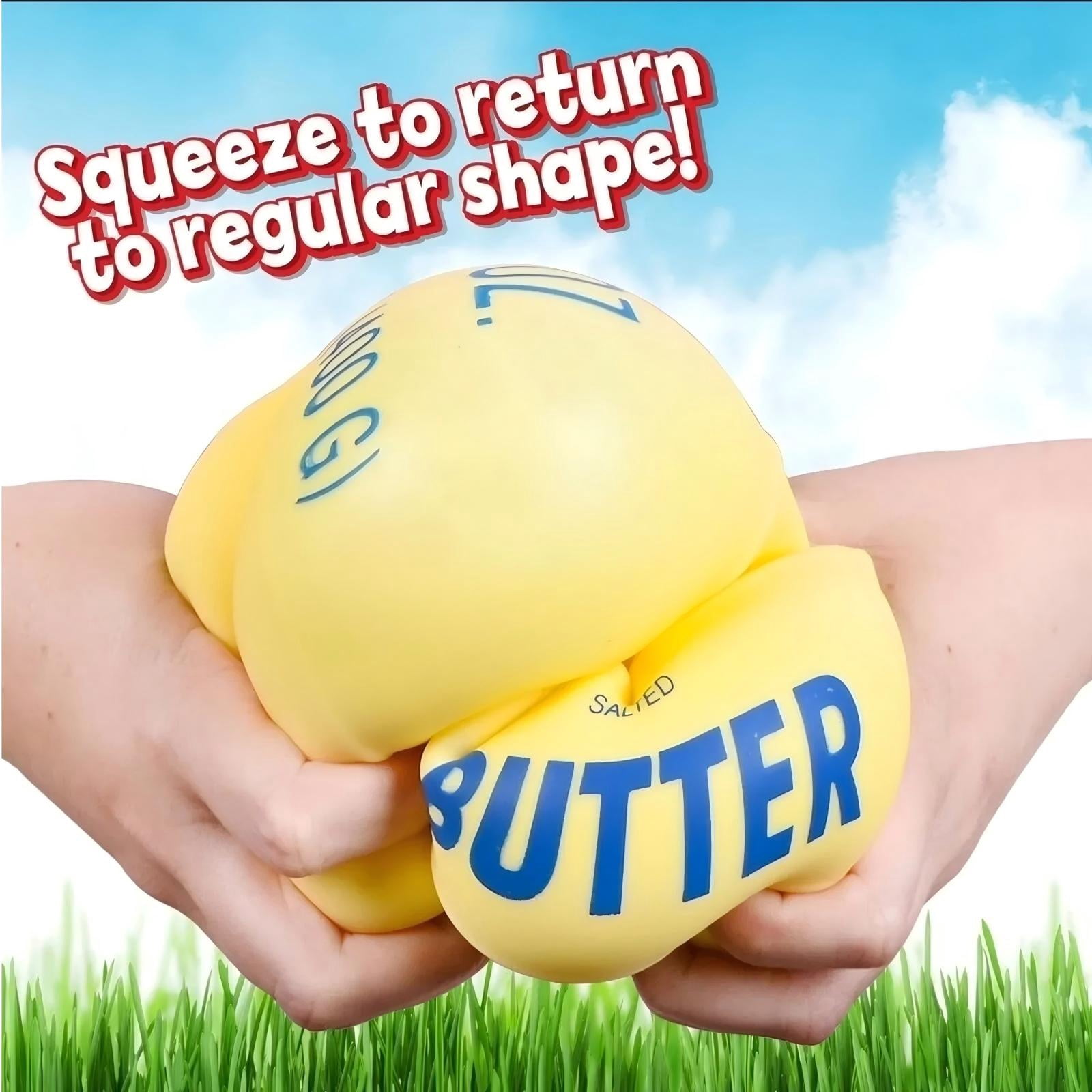 2026 New Butter Squishy 14oz Jumbo Squishy Stick of Butter - Realistic Slow Rising Food Fidget for Stress Relief & Anxiety Relaxation