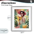 thumbnail image 4 of Stupell Industries Contemporary Exotic Summer Cocktail Gray Framed Print Under Glass, 17 x 21, by Tabz Jones, 4 of 8