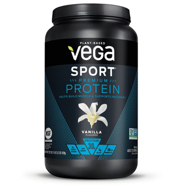 Vega Sport Premium Plant Protein Powder, 30g Protein, 1.8lb, 29.2oz - Walmart.com