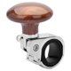 thumbnail image 1 of Pomo de volante con bola de asistencia metálica para coche o vehículo (color madera de melocotón), 1 of 8