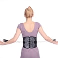 thumbnail image 3 of Sistema de poleas de cuerda Cinturón ortopédico de soporte para la espalda baja Cinturón de compresión para aliviar el dolor Cinturón lumbar Hernia de disco Ciática, XXL, 3 of 5
