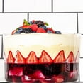 thumbnail image 5 of 190oz Extra Large Glass Trifle Bowl, Modern Design Clear Glass Round Dessert Centerpiece Serving Bowl for Laying Ice Cream Cakes, Salad, Fruit, Microwave & Dishwasher Safe, 5 of 5