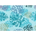 thumbnail image 1 of Ahgly Company Machine Washable Indoor Rectangle Transitional Tron Blue Area Rugs, 2' x 3', 1 of 7