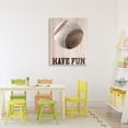 thumbnail image 2 of Stupell Industries Have Fun Baseball Canvas Wall Art, design by Marcus Prime, 30 x 24, 2 of 7
