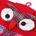thumbnail image 4 of KLKCMS Sac à Dos Créatif Hibou pour Enfants Mignon Rouge Patchwork Ethnique Sac à Dos Hibou, 4 of 9