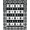 Black And White, Pattern 16, variant on ODIKA 8'x10' Washable Area Rug Under Door Contrasting Motif Scattered Layering Doormat Front for Dining Room, Large Office, Lounge, Non-Slip Chair-Friendly Mat