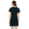 thumbnail image 5 of Inkmeso Solid Button Down Nightgown Sleepwear For Womens V- Neck Nightshirt Sleepdress, 5 of 7
