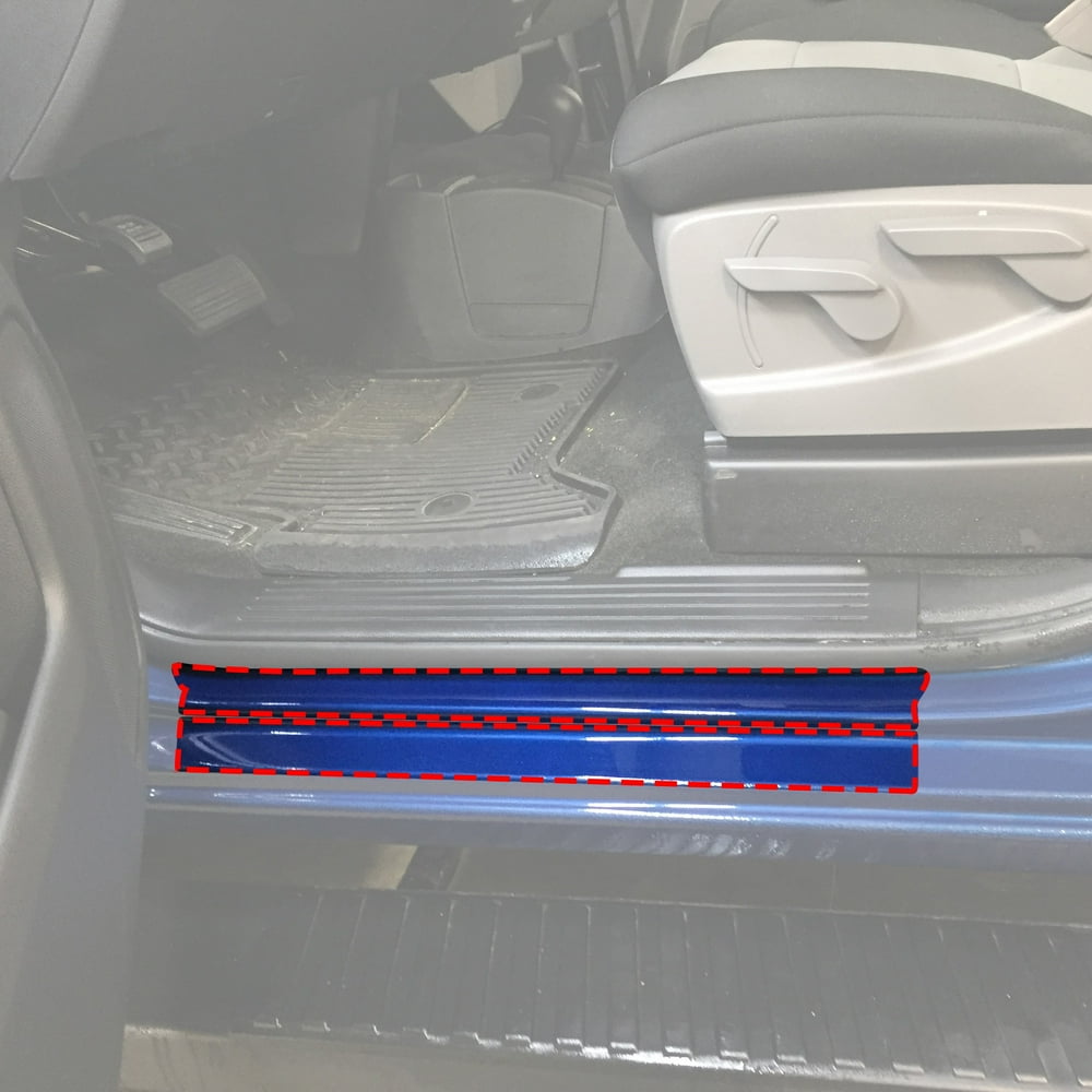 Red Hound Auto Door Sill Paint Protection Film Compatible with