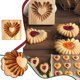 thumbnail image 2 of Molde de madera para galletas y sello, herramienta de relieve 3D para hornear galletas, sellos personalizados hechos a mano, molde de madera para galletas., 2 of 4