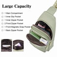 thumbnail image 2 of GAEKEAO Sling Bag Crossbody Bags for Women Vegan Leather Fanny Pack Chest Travel Anti Theft Purse Shoulder Bag handbags Gifts, 2 of 6