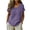 Purple@GC@, variant on CONZONE Women's Cotton Linen Tshirts Short Sleeve T Shirts for Women Casual Crew Neck Solid Color Lightweight Tees Soft Cozy Tops