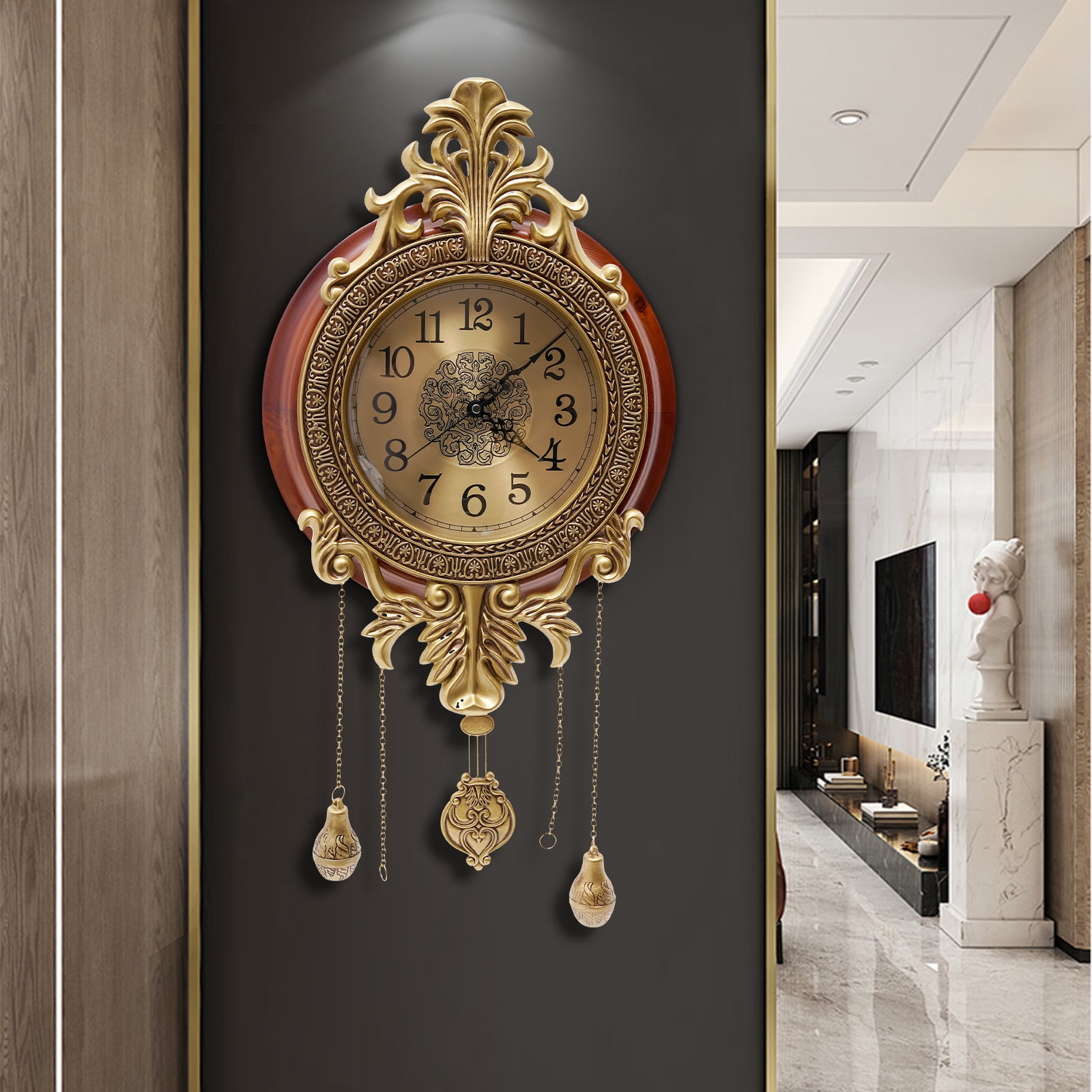 Seiko Mid-Century Modern Sophisticated Brown Quartz Analog Wall
