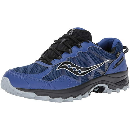 Saucony Men's Grid Excursion TR11 GTX Running Shoe, Blue/Grey, 11 D (Best Gtx Running Shoes)