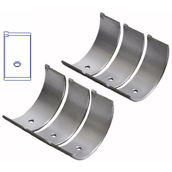 Connecting Rod Bearings Set | Compatible with GM/Suzuki 1.0L G10 Metro | Size = .010 (.25mm Oversized)