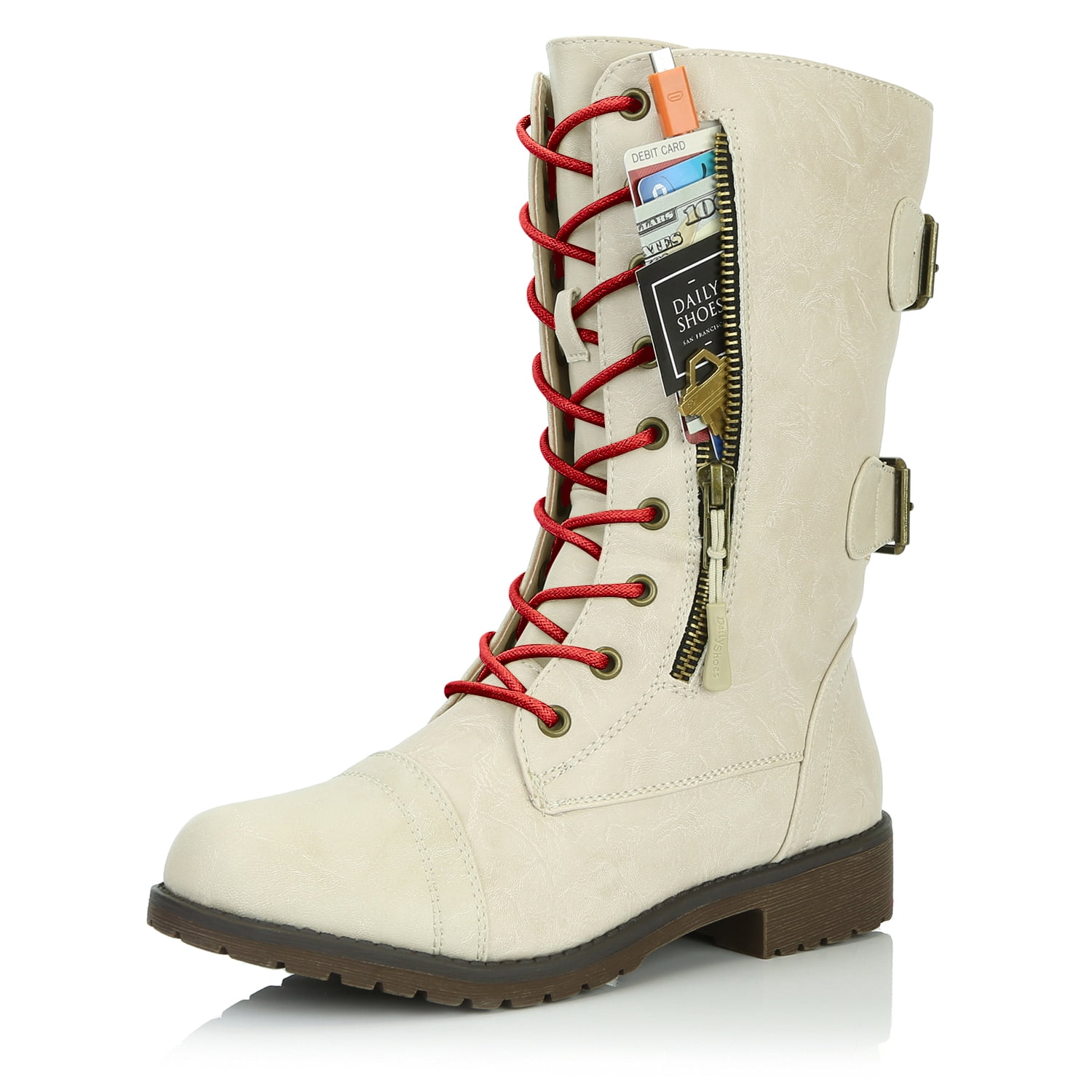 lace combat boots womens