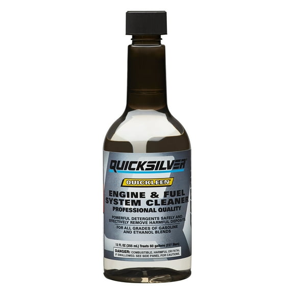 Quicksilver 8M0047921 Quickleen Engine & Fuel System Cleaner, 12 oz