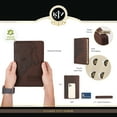 thumbnail image 4 of KJV Holy Bible, Standard Size Faux Leather Red Letter Edition - Thumb Index & Ribbon Marker, King James Version, Brown Lion Zipper Closure (Hardcover), 4 of 7