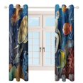 thumbnail image 3 of Ocean World Turtle Modern Window for Living Room Curtains for Child Bedroom Kitchen Decor Blinds Drapes, 3 of 7