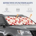 thumbnail image 7 of Picia Cute Mushroom 2 Piece Car Windshield Sun Shade Foldable | Foldable Sun Shield for Front Window Blocks UV Rays and Keeps Your Vehicle Cool-Large, 7 of 7