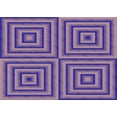 thumbnail image 1 of Ahgly Company Indoor Rectangle Patterned Purple Amethyst Purple Area Rugs, 8' x 12', 1 of 6