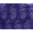 thumbnail image 4 of oneOone Georgette Viscose Royal Blue Fabric Geometric|Paisley & Floral Block Sewing Craft Projects Fabric Prints By Yard 42 Inch Wide, 4 of 4