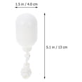 thumbnail image 2 of MERRYHAPY 3Set White Plastic Floating Ball Valves for Chemical Industry Tools 13x4cm, 2 of 8