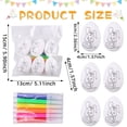 thumbnail image 4 of RUIG Easter Eggs Easter Basket Stuffers -12Pcs Easter Egg Decorating Kit, Easter Eggs Painting Kit for Hunts Activity Easter Decor, DIY Egg Dye Coloring Kit,Easter Gifts For Kids, 4 of 9