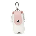 thumbnail image 3 of Dualoai Golf Ball Waist Bag Carry Pouch for Women Men Compact with Tee Holder Convenient White and Pink, 3 of 9