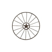 Woven Paths Wagon Wheel with Star Wall Dcor