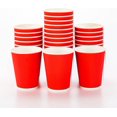 thumbnail image 1 of Restaurantware 12 Ounce Disposable Cups, Pack of 25 Ripple Wall Hot Cups \u2013 Lids Sold Separately, Designed with a Rolled Rim and Red Paper Insulation, Ideal for Serving Hot Coffee, Tea, and More, 1 of 8