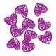 thumbnail image 3 of 10 bolas de mimbre con forma de corazón para colgar en el árbol de Navidad. Púrpura, 3 of 9