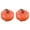 Orange L*2PC, variant on Mini Artificial Pumpkins Fall Decor,Orange Plastic Pumpkins,Realistic Faux Pumpkin Ornaments,Halloween Thanksgiving Table Centerpieces,DIY Craft Decorations for Party Mantel Display,L(1 Pack)