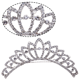 thumbnail image 3 of Diadema de cristal, diademas de diamantes de imitación para mujer, joyería para el cabello, diadema de boda, corona, tiaras para fiesta, 3 of 5