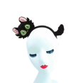 thumbnail image 2 of Cartoon Stuffed Cat Shape Hair Hoop Photoshoot Hair Holder Halloween Party Costume Headwear for Teenagers Women, 2 of 5