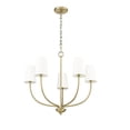 thumbnail image 5 of 29905-VB Millennium Lighting Kandor - 5 Light Chandelier-24 Inch Tall and 26 Inch Wide-Vintage Brass Finish, 5 of 6
