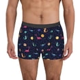 thumbnail image 3 of JUNZAN Space Dinosaur Mens Underwear Boxer Briefs for Men’s - Large, 3 of 7