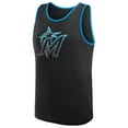 thumbnail image 2 of Men's Logo Athletic Black Miami Marlins Unmatched Success Tank Top, 2 of 3