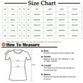 thumbnail image 3 of Womens Tops Plus Size Women's Solid V-neck Solid Bubble Sleeve Loose T-shirt Women's Top Short Sleeve V-neck Top/Shirt, 3 of 4