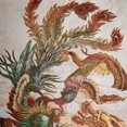 thumbnail image 3 of Chinese Cloth Silk Dragon Phoenix Mural Wall Hanging Tapestry Meditation  36, 3 of 7