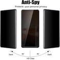 thumbnail image 4 of VIESUP 2Pack Privacy Screen Protector Compatible with Asus Zenfone 11 Ultra 6.78" - Anti-Scratch Easy to intall Anti-peeping Anti-spy Tempered Glass, 4 of 6