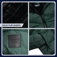 thumbnail image 4 of Chaqueta acolchada para mujer Reebok talla grande verde cazador acolchada, 4 of 7