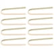 thumbnail image 1 of Mini Pinzas para Pan Desechables de Bambú, 80 Uds., Pinzas para Tostadas de 4 Pulgadas, Pinzas para Cocinar Desechables, Pinzas para Servir Alimentos, 1 of 5