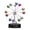 Multicolor, variant on Agiufgs Newton's Cradle Pendulum Plastic &, Perpetual Motion Energy Transfer, for Office Desk Decor or Home Science Display, Silver